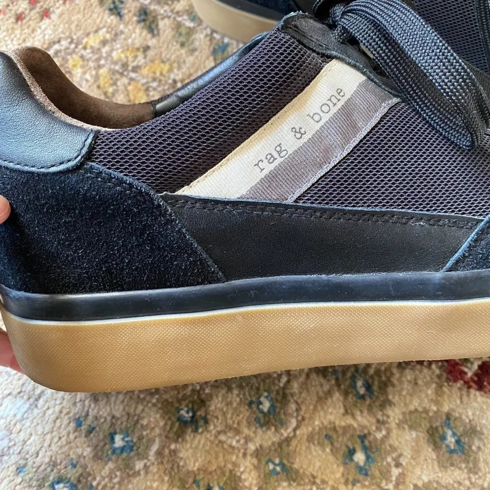 rag & bone Black and Gray Sneakers - Picture 2 of 9